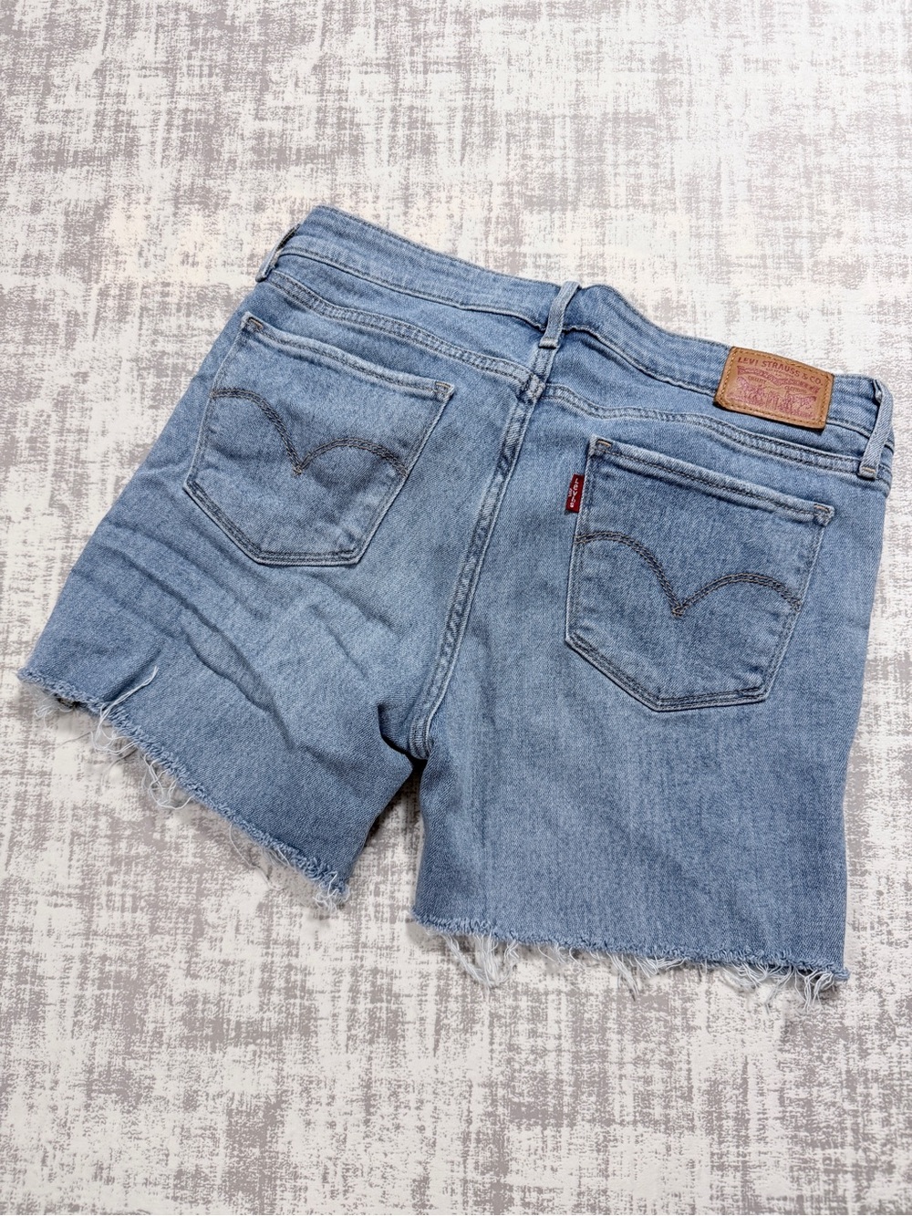 Levi's Light Blue Denim Cutoff Women's Shorts Size 28